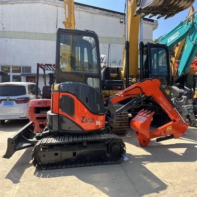 Capacidade de balde 0,15m3 Hitachi Excavatora usada ZX35 Excavadora em excelente estado