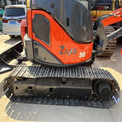 Capacidade de balde 0,15m3 Hitachi Excavatora usada ZX35 Excavadora em excelente estado