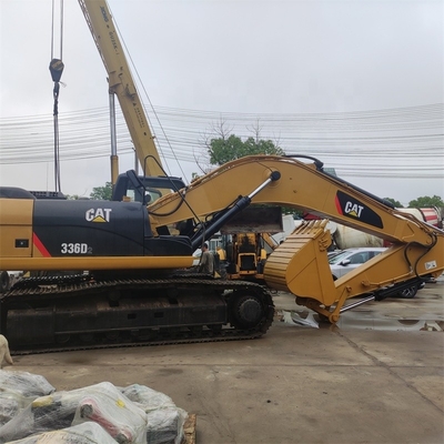 Excavadora Cat 336D2 de segunda mão com motor original japonês e capacidade de balde de 2,12m3