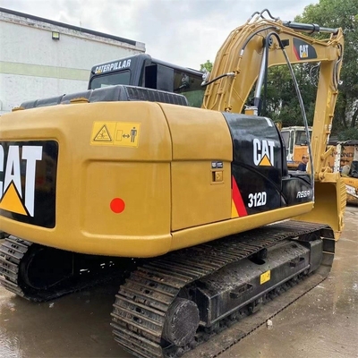 Excavadora de lagarta 312D em bom estado com cor original