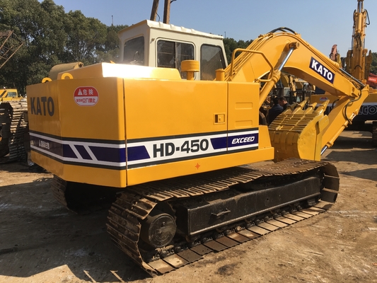 KATO HD-450 Excavadora hidráulica de rastreador com cor original e máquinas de construção