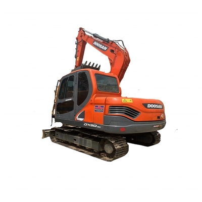 Excavadora Doosan DX80-9C Excavadora de segunda mão com motor bem mantido