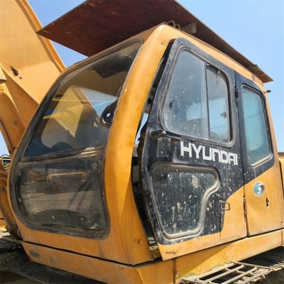 Excavadora Hyundai 210-5 de segunda mão de 20 toneladas com potência de 110 kW e outra válvula hidráulica