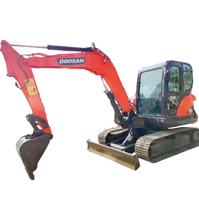 Máquina de escavação mini Doosan DX60 de alta eficiência com bomba hidráulica Liyuan