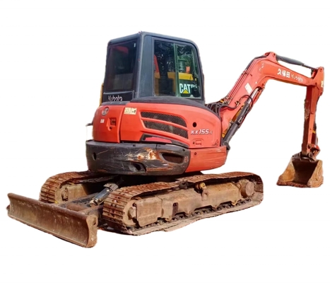 Excavadora KUBOTA KX155-5 em excelente estado com sistema hidráulico original do Japão