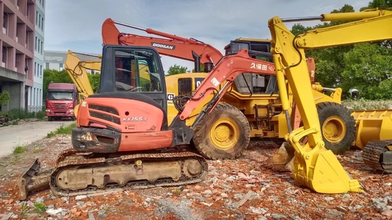 Excavadora KUBOTA KX155-5 em excelente estado com sistema hidráulico original do Japão