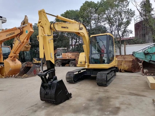 Excavadora Komatsu PC60 importada do Japão, com motor original e baixa duração de trabalho