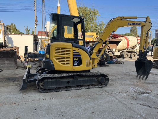 Vantagens Horas de trabalho baixas Japão Original Komatsu PC50 Excavadora para construção rodoviária