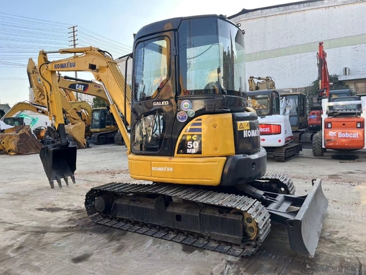 Vantagens Horas de trabalho baixas Japão Original Komatsu PC50 Excavadora para construção rodoviária