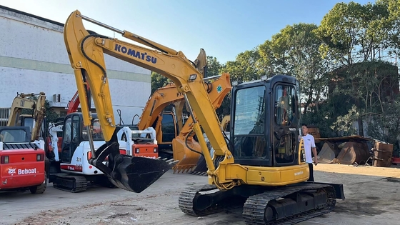 Vantagens Horas de trabalho baixas Japão Original Komatsu PC50 Excavadora para construção rodoviária