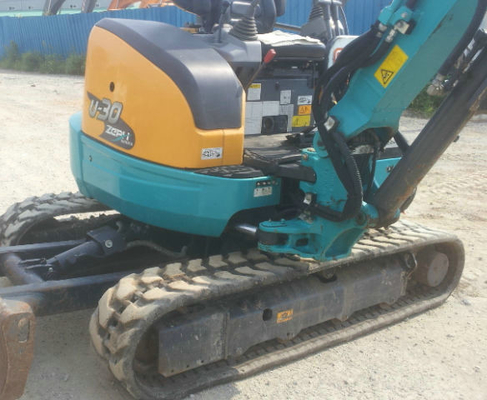 Excelente estado usado Kubota U30 Mini Excavator Máquina de construção de rastreador hidráulico