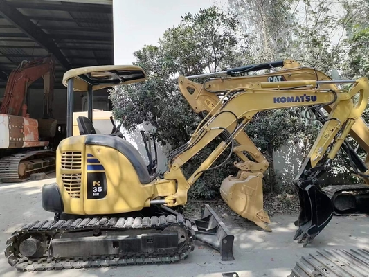 Cor original Komatsu Pc35MR Boutique Excavadora PC35 em bom estado