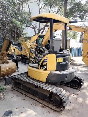 Cor original Komatsu Pc35MR Boutique Excavadora PC35 em bom estado