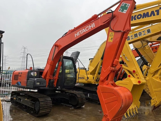 Excavadora HITACHI EX120 de segunda mão de 12 toneladas com excelentes condições de trabalho
