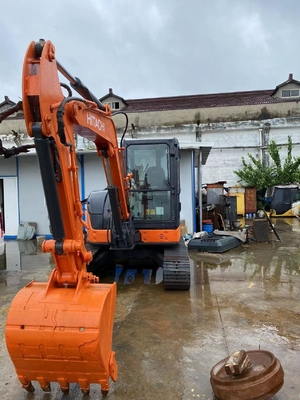 Excavadora Mini HITACHI ZX55 Usada 5,5 toneladas Pequena Excavadora com Alta Eficiência de Trabalho