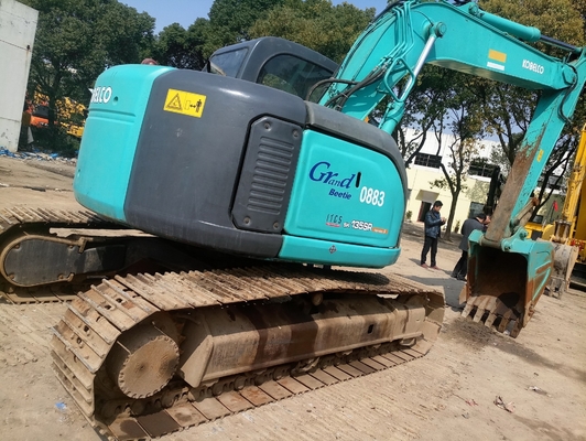 KOBELCO Excavadora SK135S em bom estado Peintura original Excavadora hidráulica