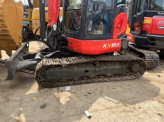 0.3m3 Capacidade de balde Kubota KX163 Excavadora para seus projetos de canteiro de obras