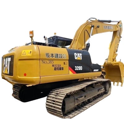 Excavadora CAT 320D Usada Máquina de Construção Excavadora Japonesa Original 90%