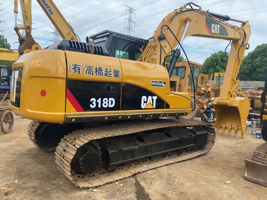 CAT 318D escavadeira de segunda mão lagarta 318d escavadora com 18 toneladas de peso operacional