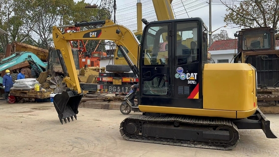 CAT 307E Excavadora Máquinas de construção Excavadora de rastreamento Bom desempenho Japão Original