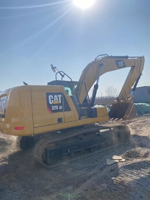 Excavadora CAT 320GC de segunda mão com válvula hidráulica Liyuan em boas condições