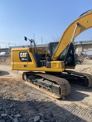 Excavadora CAT 320GC de segunda mão com válvula hidráulica Liyuan em boas condições
