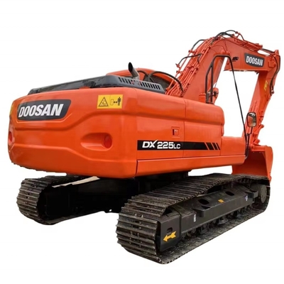 Excavadora de tinta original japonesa usada Doosan 25ton DX225LC Alta eficiência operacional