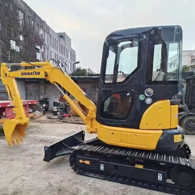 Mini Digger KOMATSU PC35 Excavator de segunda mão de baixo consumo de combustível e fabricado no Japão