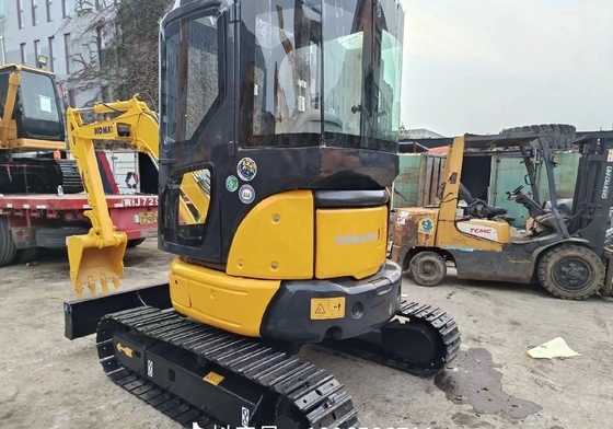 Mini Digger KOMATSU PC35 Excavator de segunda mão de baixo consumo de combustível e fabricado no Japão