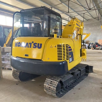 Mini Digger 5.6TON Usado KOMATSU PC56 Excavadora Crawler no Japão com baixo consumo de combustível