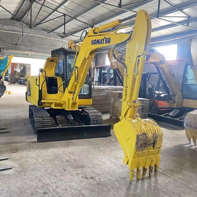 Mini Digger 5.6TON Usado KOMATSU PC56 Excavadora Crawler no Japão com baixo consumo de combustível