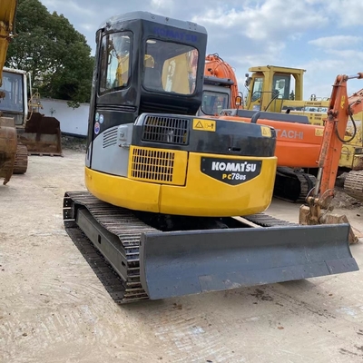 Excavadora Komatsu PC78 usada 7ton 8ton Equipamento de escavadeira em excelente estado