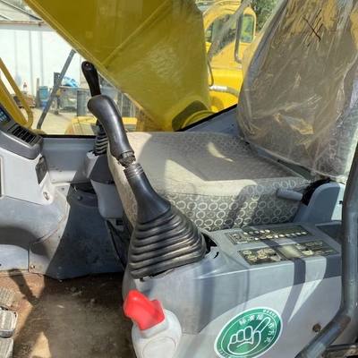Escavação de 20 toneladas no estaleiro de Xangai Komatsu pc200 escavadeira utilizada com bomba hidráulica de 105KW
