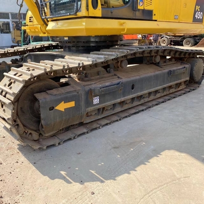 Japão Importa Excavadora Komatsu PC450 Usada 45Ton Excavadora em Shanghai Yard