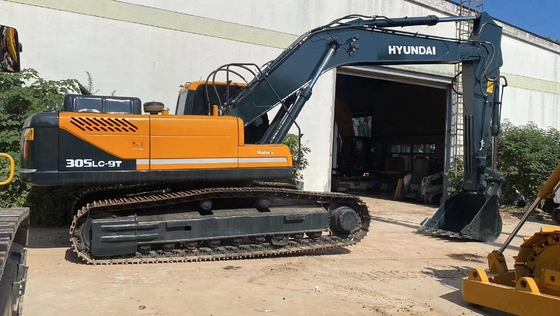 Excavadora original KOREA HYUNDAI 305LC-9T Usada e acessível