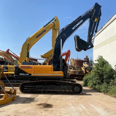 Excavadora original KOREA HYUNDAI 305LC-9T Usada e acessível