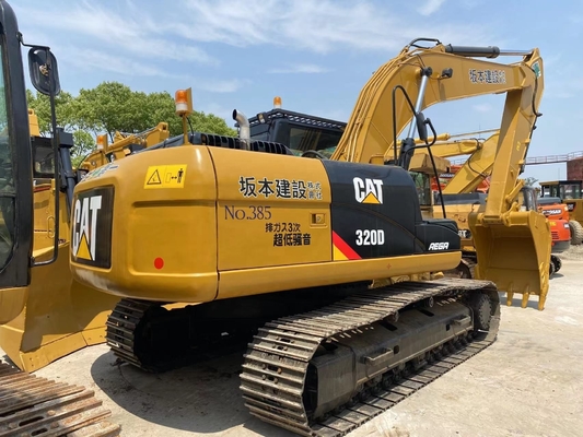 Excavadora hidráulica de tipo móvel de rastreador Cat 320D Excavadora com poucas horas em estoque