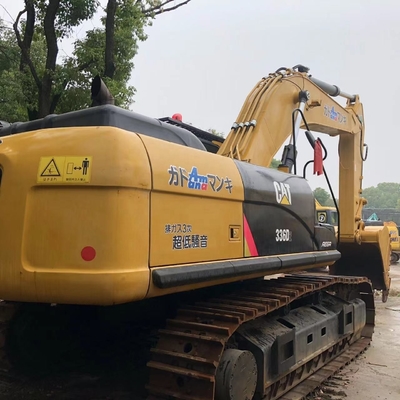 Excavadora Caterpillar 336D2 de segunda mão com poucas horas de trabalho e capacidade de balde de 2,2M3