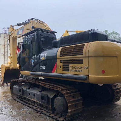 Excavadora Caterpillar 336D2 de segunda mão com poucas horas de trabalho e capacidade de balde de 2,2M3