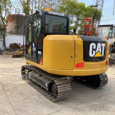 CAT 307E2 Excavadora com poucas horas de trabalho e movimento de rastreador