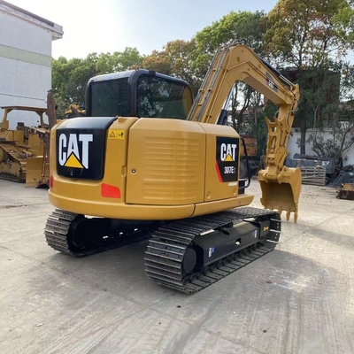 CAT 307E2 Excavadora com poucas horas de trabalho e movimento de rastreador