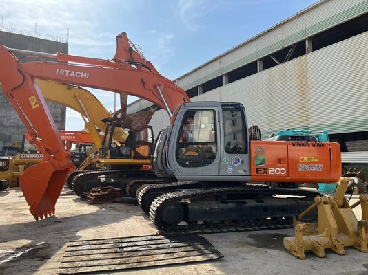 Excavadora usada HITACHI EX200 Zaxis 120-6 com motor ISUZU e válvula hidráulica Vickers