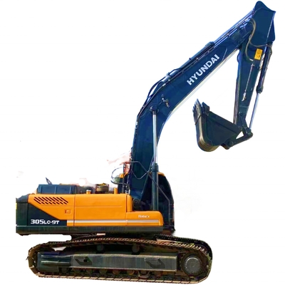 Boa condição Excavadora hidráulica Excavadora usada Hyundai 305LC-9T em excelente estado