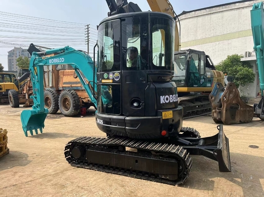 Kobelco SK35 Máquina de Escavação Hidráulica Máquina de Reboque de 3 toneladas com e cor original