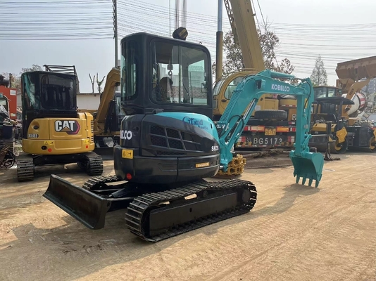Kobelco SK35 Máquina de Escavação Hidráulica Máquina de Reboque de 3 toneladas com e cor original