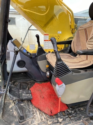 Excavadora usada Komatsu PC450 com motor Cummins e bomba hidráulica POCLAIN