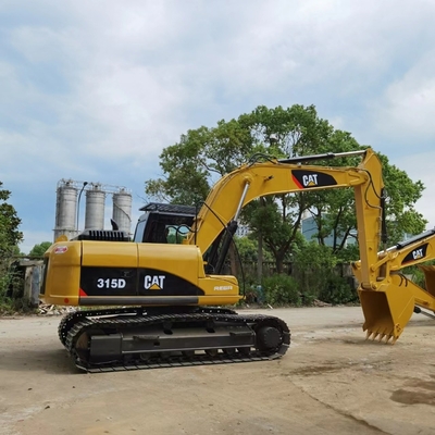 Digger usado Caterpillar 315D com pintura original e motor a diesel feito no Japão