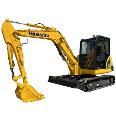 Em bom estado, mini escavadeira Komatsu PC56 mini escavadeira japonesa original 5T