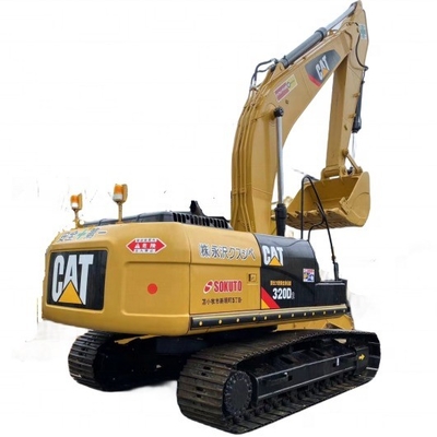 Engenheiro original japonês Caterpillar 320D2 Excavador usado com bomba hidráulica Changjiang
