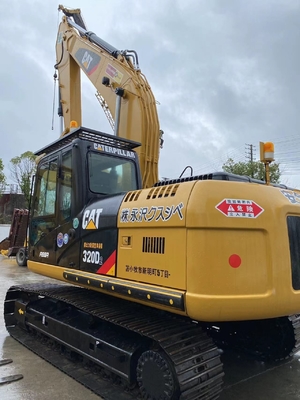 Engenheiro original japonês Caterpillar 320D2 Excavador usado com bomba hidráulica Changjiang